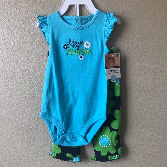 Carter's Other - NWT Carter’s 6 Months 2 Piece Auntie Set